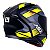CAPACETE ASX CITY START PRETO BRILHO CINZA/AMARELO 64/XXL - Imagem 7