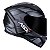 CAPACETE ASX CITY START PRETO FOSCO CINZA 60/L - Imagem 1