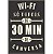 Wi-Fi Só Depois De 30 Min De Conversa - Imagem 2