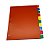 Divisórias de Plástico ACP Color para Fichário Colegial - Imagem 1