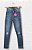 Calça Jeans Feminina High Waist Destroyed Com Elastano Barra Desfiada REF 09035 16 - Imagem 1