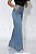 Calça Jeans Feminina Wide Leg Costuras Frontais Bolso Faca REF 09130 dardak - Imagem 3