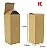 1010 Caixas Kraft 12x5,5x5,5cm Perfumes / Cosméticos / Suplementos / Frascos - Imagem 1