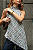 Blusa Assimétrica Xadrez - Imagem 1