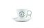 Xícara de café com pires 75ml - Imagem 1