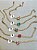 Pulseira Zirconia Quadrado - Banhado A Ouro - 01Unid - Imagem 1