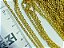 Corrente Cartier Arame Redondo 0,80Mm -  Banho Ouro 18K - 2 Milésimos Camada Com Verniz - Imagem 2