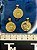 Pingente Boca Com Zirconia Ouro - 01 Unid - Imagem 1