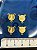 Pingente Religioso Nossa Senhora De Fatima 3 Saidas Dupla Face Ouro - 01Unid - Imagem 2