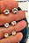 Trio Brinco Zircônia Cristal Redondo - P M G - 4Mm 6Mm E 8Mm - Banho Ouro 2 Milésimos Com Verniz Protetivo - 3 Pares - Imagem 2