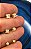 Trio Brinco Zirconia Quadrada Cristal  - P M G - 4Mm 6Mm E 8Mm - Banho Ouro Camada 2 Milésimos Com Verniz - 3 Pares - Imagem 2
