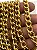Corrente Grume Lisa 2,5Mm - Alumínio Anodizado Ouro - 1 Metro - Imagem 2