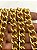 Corrrente Grume 3,5Mm Alumínio Ouro Corrente Alumínio Grossa - Imagem 3
