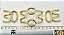 Base De Choker - 01 Unid - Banho 02 Milesimos De Ouro 18K - Imagem 1