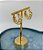Brinco Argola Tripla  Medida 25Mm - Pequeno Banho Ouro 2 Milésimos Com Verniz - 1 Par - Imagem 1