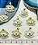 Pingente Olho Grego Com Zirconia Semijoia - 01 Unid - Imagem 1