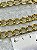 Corrente Elo Longo 2Mm - Banho Alumínio Ouro - Corrente Balão Arame 2Mm - Grume Aberta - Imagem 6