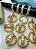 Anel Com Zirconia Banho De 05 Milesimos De Ouro - Semijoia - 01 Unid - Imagem 1