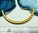 Choker Croissant  01 Unid - Banho De 02 Milesimos De Ouro 18K - Imagem 1
