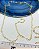 Colar Coracao - Choker gargantilha Elo De 6Mm - Medida Regulável Até 60Cm - Banho Ouro 18K Camada 2 Milésimos Com Verniz - Imagem 2