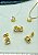 Conjunto Pingente Gota + Brinco Zirconia - Banho De 3 Milésimos De Ouro 18K - Imagem 2