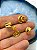 Brinco Argola Zirconia Cristal Pequeno Com Tarraxa - Banho Ouro Camada 2 Milésimos Com Verniz - 1 Par - Imagem 2