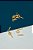 Terminal Nylon - 1mm - Ouro - 01 Par De Terminal + Fecho - Imagem 1