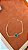 Pulseira trevo verde - 01 unid - Ouro Banho 2 Milesimos de Ouro 18K - Imagem 1