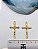 Pingente religioso cruz Ouro - 01 unid - Imagem 2