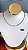 Choker 45Cm - 01 Unid - Níquel branco - Imagem 1