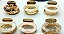 PIRANHA OVAL ACETATO / RESINA METAL OURO M - 1 UNIDADE - Imagem 2