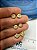 TRIO BRINCO OURO ZIRCONIA CRISTAL COM TARRAXA - 3 PARES - BANHO OURO CAMADA 2 MILÉSIMOS COM VERNIZ - Imagem 3