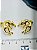 Brinco Tigre Ouro - 01 Par - Imagem 1