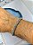 Pulseira aço inox - medida 21cm - Nao escurece Nunca - modelo entrelaçada - 1 unidade - Imagem 1