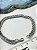 Pulseira aço inox - medida 21cm - Nao escurece Nunca - modelo entrelaçada - 1 unidade - Imagem 2