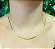 Choker Fita de 3mm espessura - medida 40cm com extensora - Banho Ouro camada 2 milésimos com verniz - 1 Unidade - Imagem 6