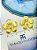 Brinco flor - banho ouro 18k camada 2 milésimos com verniz - 1 par - Imagem 1
