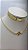 Colar Riviera Com Trevo 45cm Ouro - 01 Und - Imagem 2