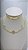 Colar Riviera Com Trevo 45cm Banhado Ouro 18k - 01 Und - Imagem 1