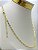 Colar Cartier diamantada com extensora - medida 45cm - Banho ouro 18k com 2 milésimos de camada - 1 unidade - Imagem 1