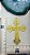 Pingente Religioso Cruz Ouro - 01 und - Imagem 3