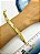 Pulseira fita 8mm ouro - 01 Unid - Imagem 1
