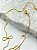 Colar Veneziana 40cm Com Alongadora Extensora e Fecho Latão - Banho Ouro Camada 2 Milésimos Com Verniz Protetivo italiano - Bitola 0,80Mm - 1 Unidade - Imagem 1