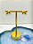 Brinco Gotas Banho ouro - 1 par - Imagem 2