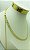 Colar Flecha com extensora - medida 40cm - Banho Ouro 2 Milésimos Com Verniz - 1 unidade - Imagem 2