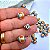 Pingente Oval Ceramica - 01 unid - Imagem 2