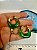 Brinco Resina Verde Ouro 18K - O Par - Imagem 2