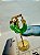 Brinco Resina Verde Ouro 18K - O Par - Imagem 3