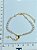 Pulseira Terço Aparecida pérola Banho ouro 2 milésimos - medida 17cm com extensor - Imagem 3