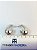 Brinco Gota banho niquel branco - 1 par - Brinco super leve - Imagem 3